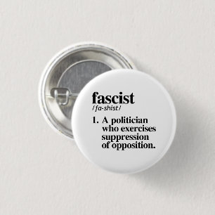 Chapa Redonda De 2,5 Cm Definición fascista