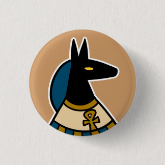 Chapa Redonda De 2,5 Cm Deidad:: Anubis