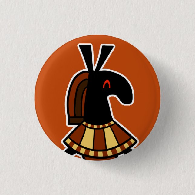 Chapa Redonda De 2,5 Cm Deidad:: Sistema (Anverso)