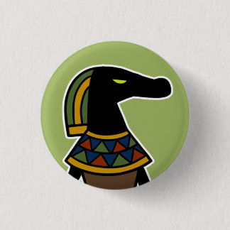 Chapa Redonda De 2,5 Cm Deidad:: Sobek