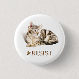 Chapa Redonda De 2,5 Cm Del gatito de los ganchos agarradores #resist
