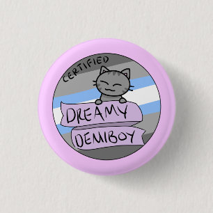 Chapa Redonda De 2,5 Cm Demiboy soñador