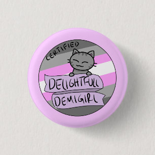 Chapa Redonda De 2,5 Cm Demigirl delicioso