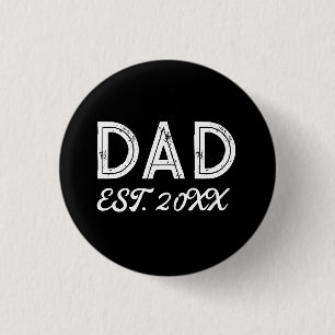 Chapa Redonda De 2,5 Cm Día del Padre Personalizado