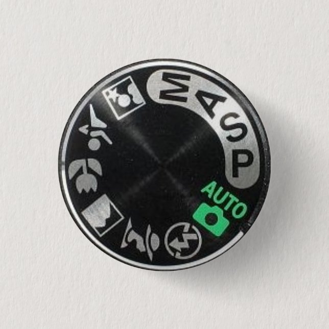 Chapa Redonda De 2,5 Cm Dial del modo D90 (Anverso)