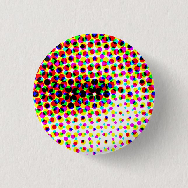 Chapa Redonda De 2,5 Cm Diamond Eyes (Anverso)