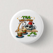 Dibujo animado de té de menta marroquí genial - Té