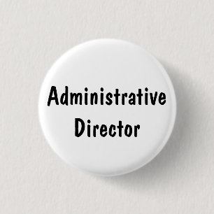Chapa Redonda De 2,5 Cm Director Administrativo