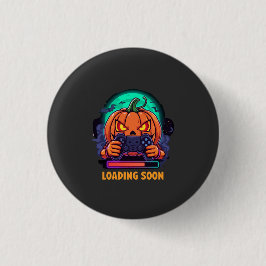 Chapa Redonda De 2,5 Cm Diseño de carga para jugador de Pumpkin Quest