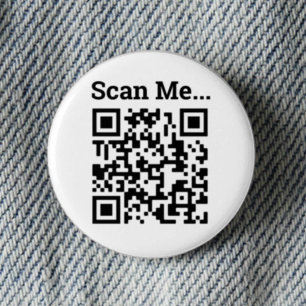 Chapa Redonda De 2,5 Cm Diseño de código QR
