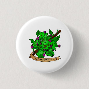 Chapa Redonda De 2,5 Cm Diseño de dados drusos