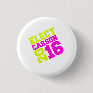 Chapa Redonda De 2,5 Cm Diseño de neón de Carson 2016