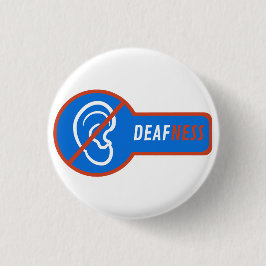 Chapa Redonda De 2,5 Cm diseño único de sordera