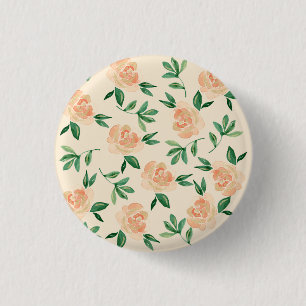 Chapa Redonda De 2,5 Cm Disposiciones sobre las flores bodas