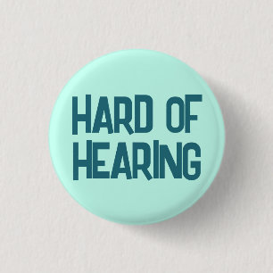 Chapa Redonda De 2,5 Cm Diversión con letras azules minimalistas difícil d