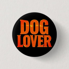 CHAPA REDONDA DE 2,5 CM DOG LOVER