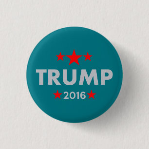 Chapa Redonda De 2,5 Cm Donald Trump 2016