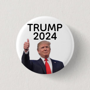 Chapa Redonda De 2,5 Cm Donald Trump 2024