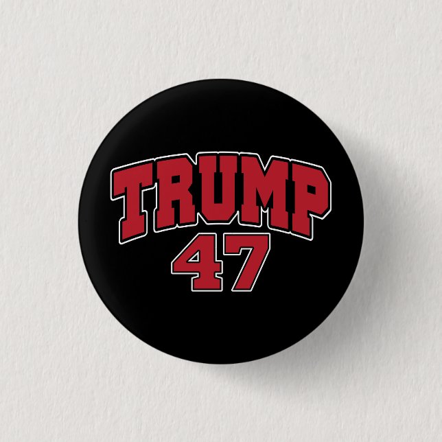 Chapa Redonda De 2,5 Cm Donald Trump 47 (Anverso)