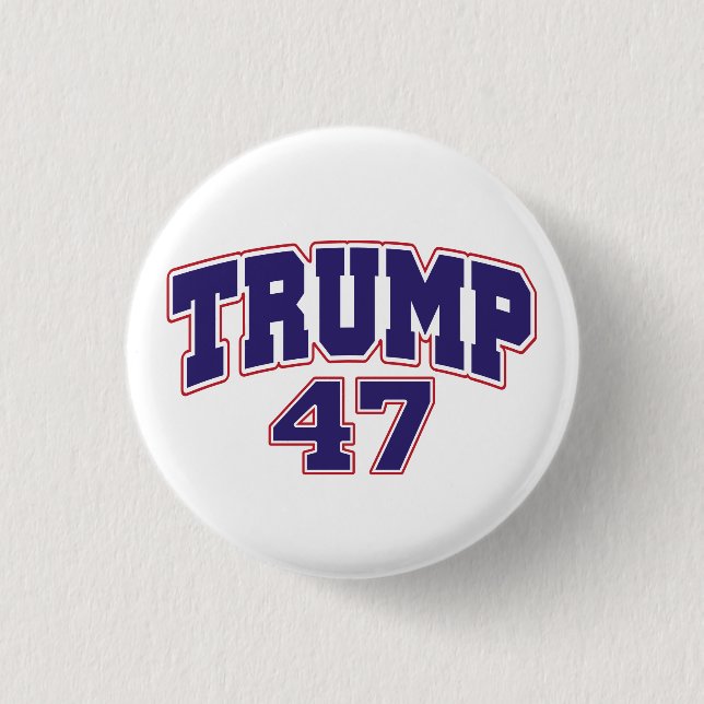 Chapa Redonda De 2,5 Cm Donald Trump 47 (Anverso)