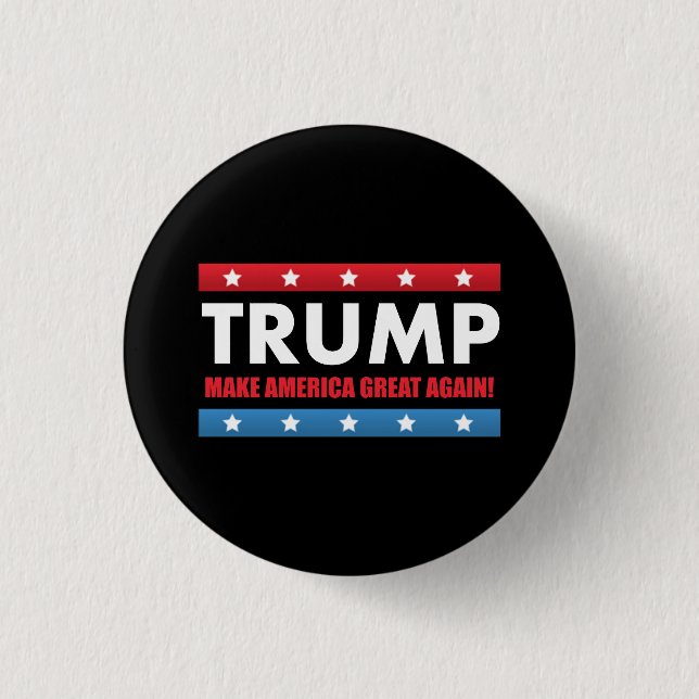 Chapa Redonda De 2,5 Cm Donald Trump para el presidente (Anverso)