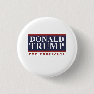Chapa Redonda De 2,5 Cm Donald Trump para presidente Campaign Sign 2016
