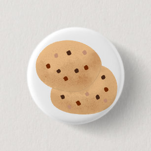 Chapa Redonda De 2,5 Cm Dos Galletas de Chocolate Regalo para Panadero