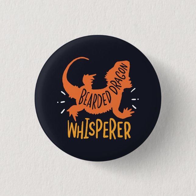 Chapa Redonda De 2,5 Cm Dragon Whisperer Funny (Anverso)