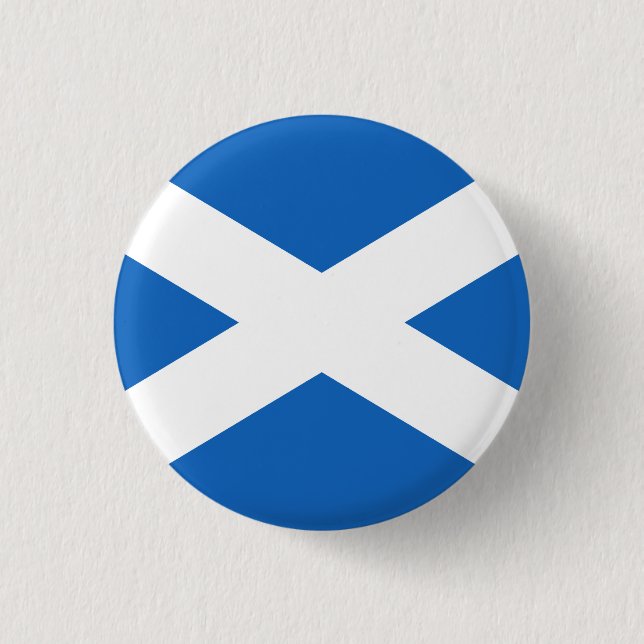 Chapa Redonda De 2,5 Cm Drapeau Écosse  (Anverso)