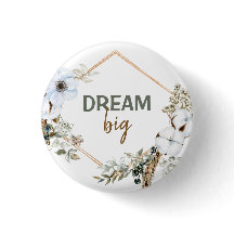 Dream Big Boho Moda Pampas Grass Inspirando Cita