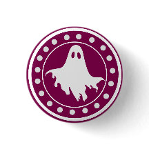 Dulce Fantasma Espeluznante de Halloween Naranja y