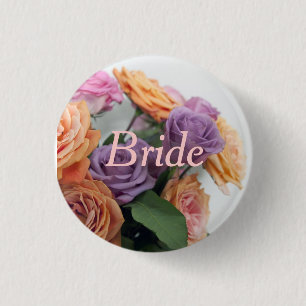 Chapa Redonda De 2,5 Cm Dulce floral