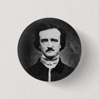 Chapa Redonda De 2,5 Cm Edgar Allen poe
