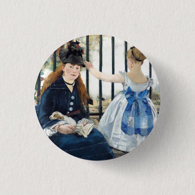 Chapa Redonda De 2,5 Cm Edouard Manet (Anverso)