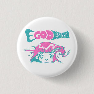 Chapa Redonda De 2,5 Cm Ego Death