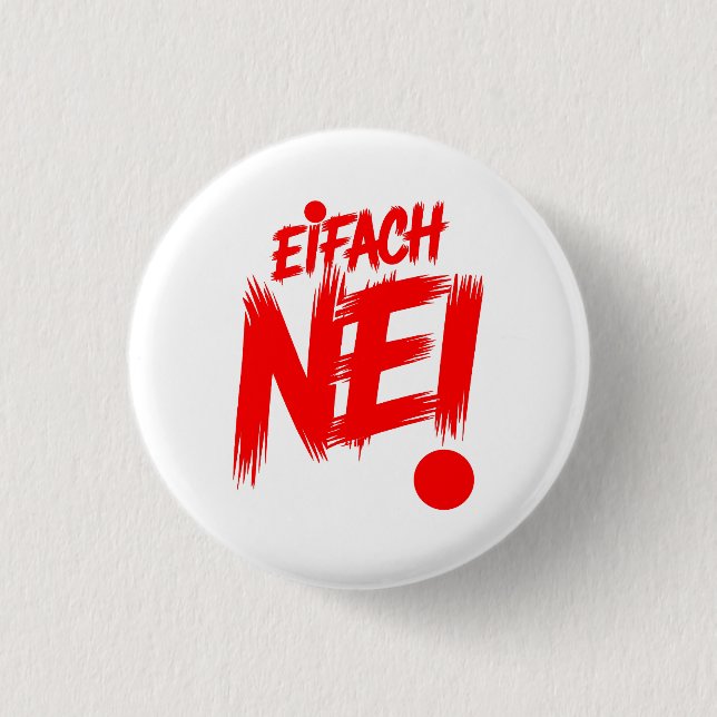 Chapa Redonda De 2,5 Cm Eifach nei (Anverso)