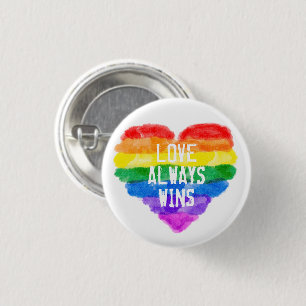 Chapa Redonda De 2,5 Cm El arcoiris del orgullo gay LGBT