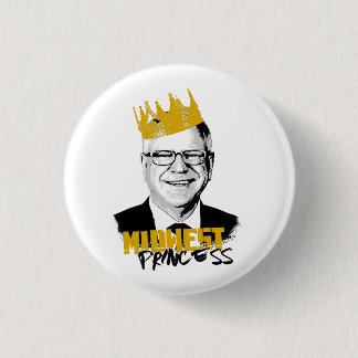 Chapa Redonda De 2,5 Cm El célebre Tim Walz - Princesa del Medio Oeste