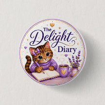 El Diario Del Delight Gato Morado Dorado
