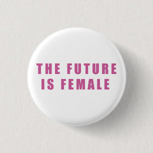 Chapa Redonda De 2,5 Cm El futuro es femenino