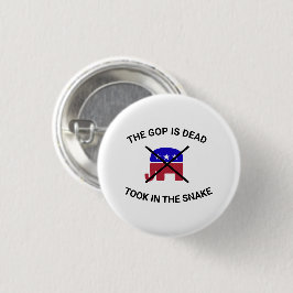 Chapa Redonda De 2,5 Cm El GOP es una camiseta muerta