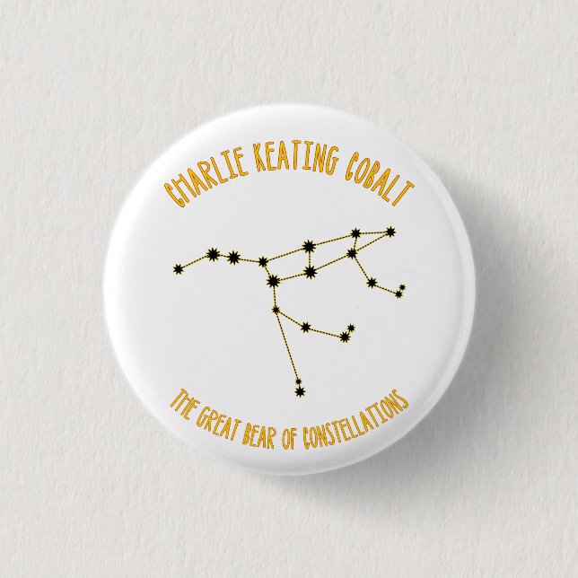 Chapa Redonda De 2,5 Cm El gran oso (Anverso)