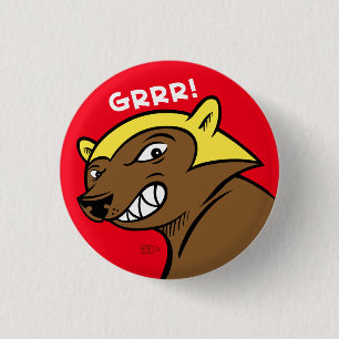 Chapa Redonda De 2,5 Cm ¡El GRRR! Pin