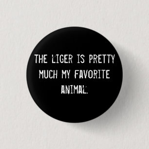 Chapa Redonda De 2,5 Cm el liger es la bonito de mi animal favorito.