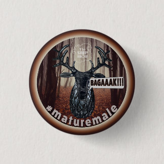 Chapa Redonda De 2,5 Cm El macho maduro