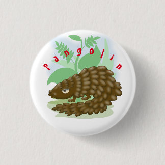 Chapa Redonda De 2,5 Cm El Maravilloso Pangolin