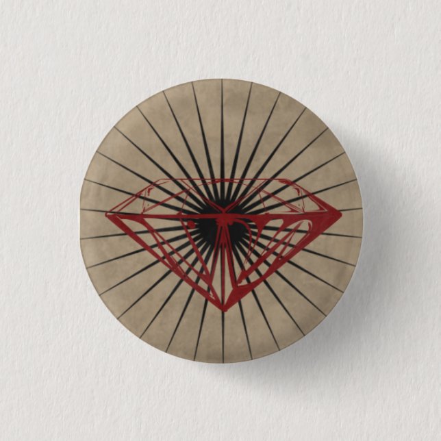 Chapa Redonda De 2,5 Cm El ministerio del Pin de la verdad (Anverso)