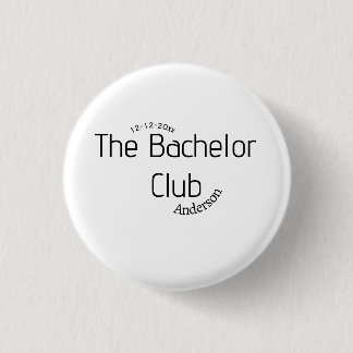 Chapa Redonda De 2,5 Cm el nombre del club de soltero año elegante de moda