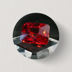 Chapa Redonda De 2,5 Cm El Red Jack Ruby