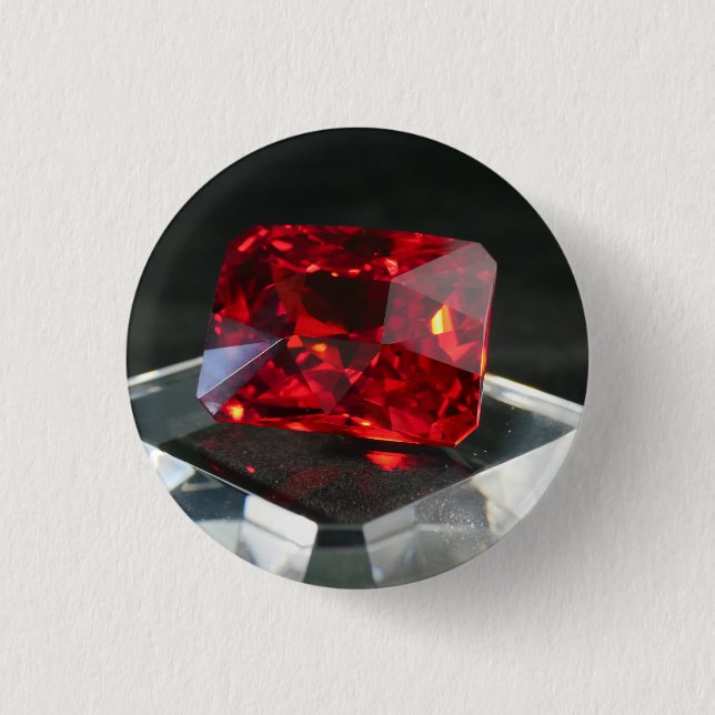 Chapa Redonda De 2,5 Cm El Red Jack Ruby (Anverso)